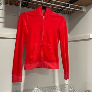 Juicy Couture Women’s Plush Velour Tracksuit  Hoodie - Used Condition